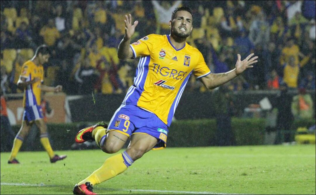 Andy Delort en su paso por Tigres. Foto: Imago 7