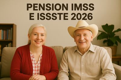 ¿Qué pensionados del IMSS e ISSSTE recibirán un aumento en 2026?