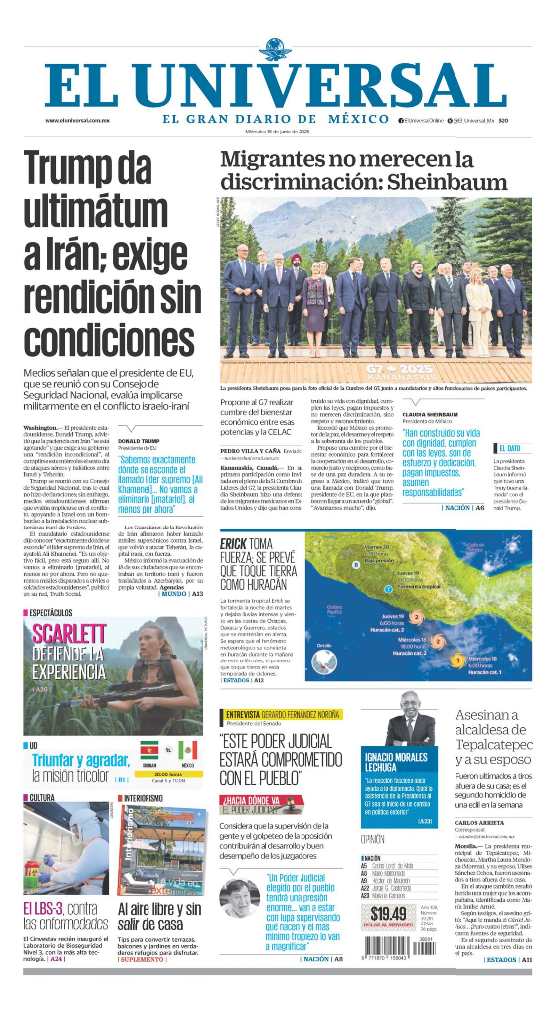 Portada impresa