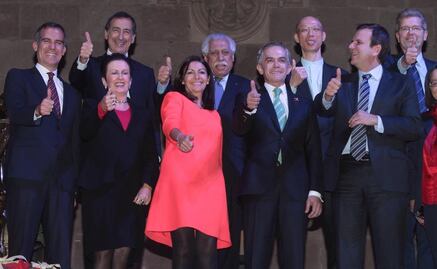 Blindan CDMX por visita de líderes