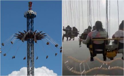 Six Flags: ¿Cómo es el Supergirl Sky Flight, atracción que causó terror tras fuertes lluvias en CDMX?
