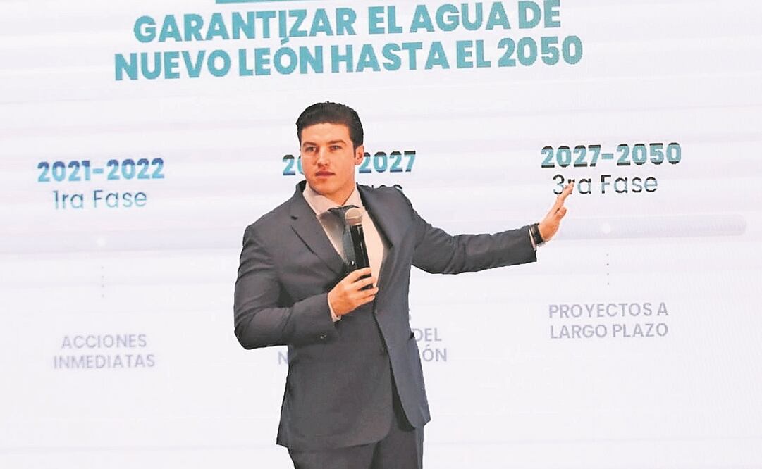 Samuel García explicó que las acciones del Plan Maestro del Agua iniciaron desde noviembre pasado.