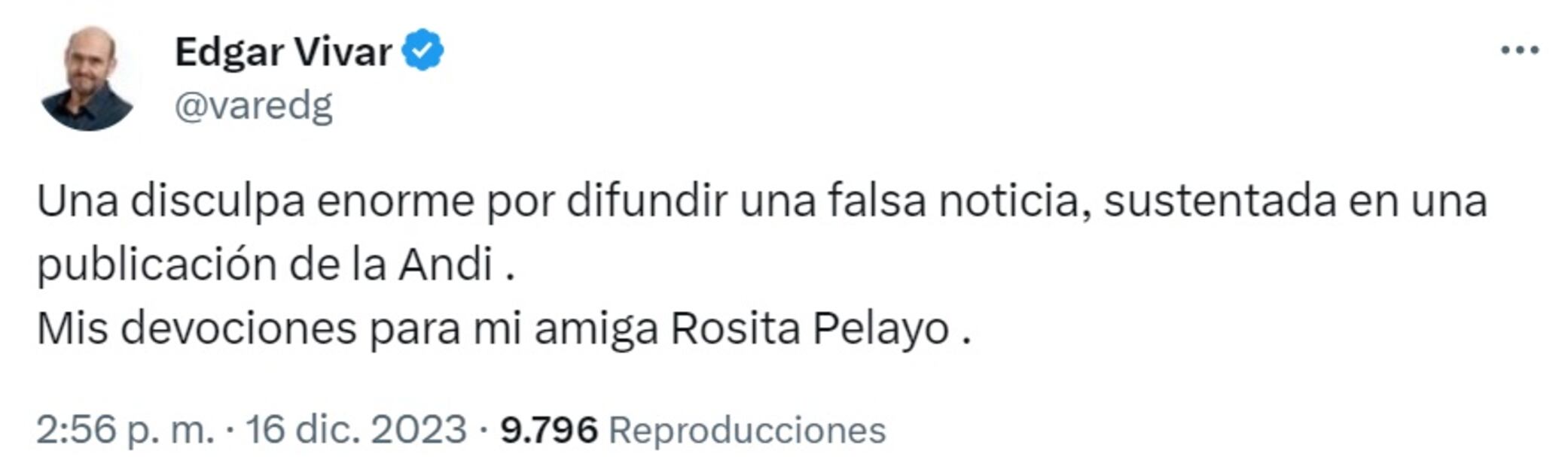 Confusión por el estado de salud de la actriz Rosita Pelayo.