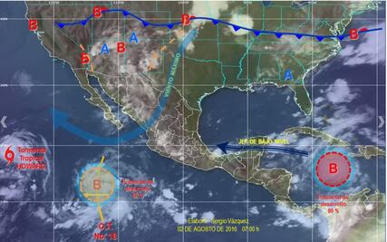 Emiten Alerta Verde en QRoo por la tormenta tropical Earl 