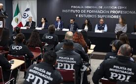 Fiscalía CDMX capacita a policías y peritos en colaboración con especialistas de Francia; aprenden metodologías para procesar escenas del crimen