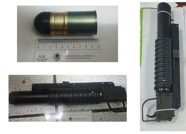 Detienen en Navojoa a dos que trasladaban lanzagranadas