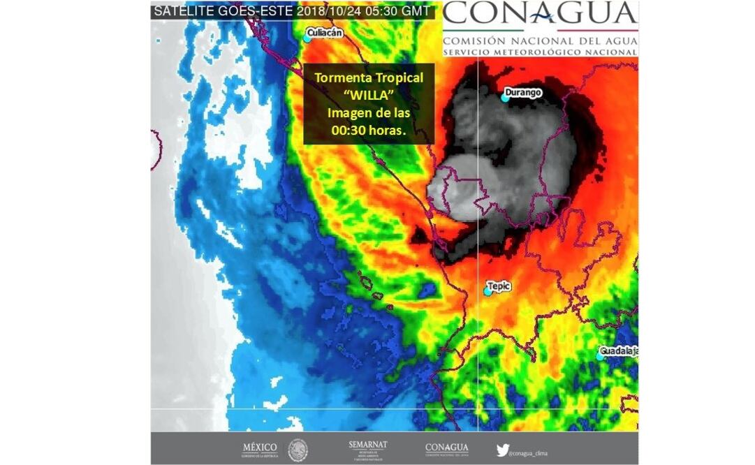 Foto: tomada de @conagua_clima