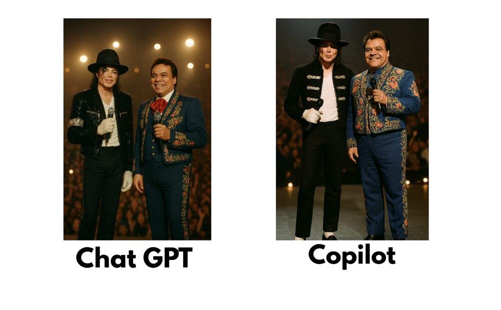 Nano Banana, Grok, Copilot o ChatGPT: cuál IA genera mejores imágenes. Imagen: captura de pantalla