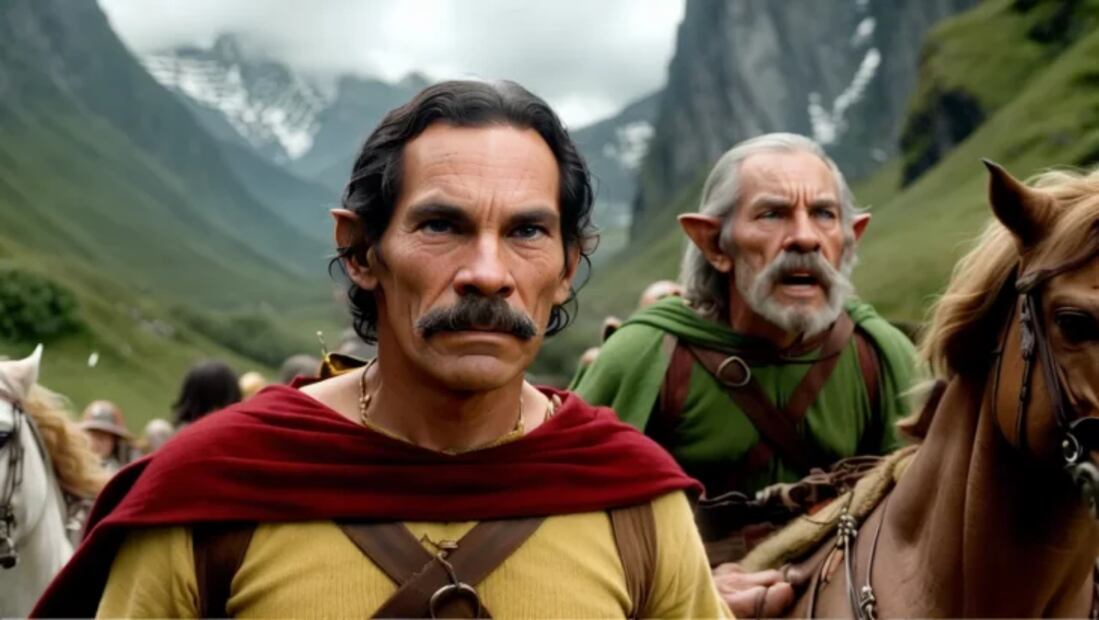 Don Ramón como un hobbit. Fuente: Twitter @showmundialshow