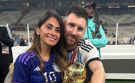 Antonela Roccuzzo felicita a su esposo Messi: “Al fin se dio, sos Campeón del Mundo”