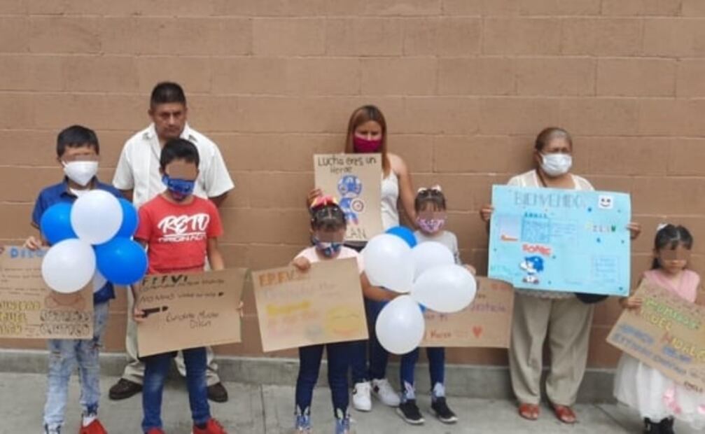 Dan de alta a niño Dylan, quien recibió una bala perdida mientras dormía