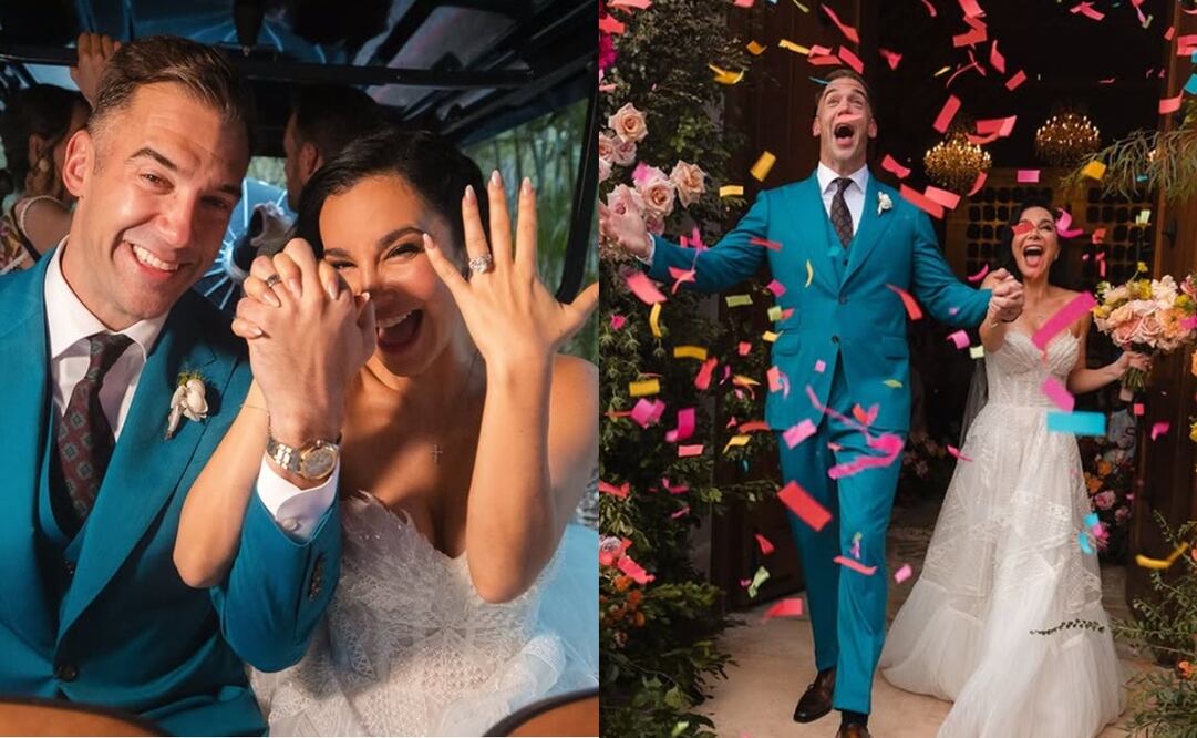 Martha Higareda y Lewis Howes vivieron una romántica boda. Foto: Instagram oficial.