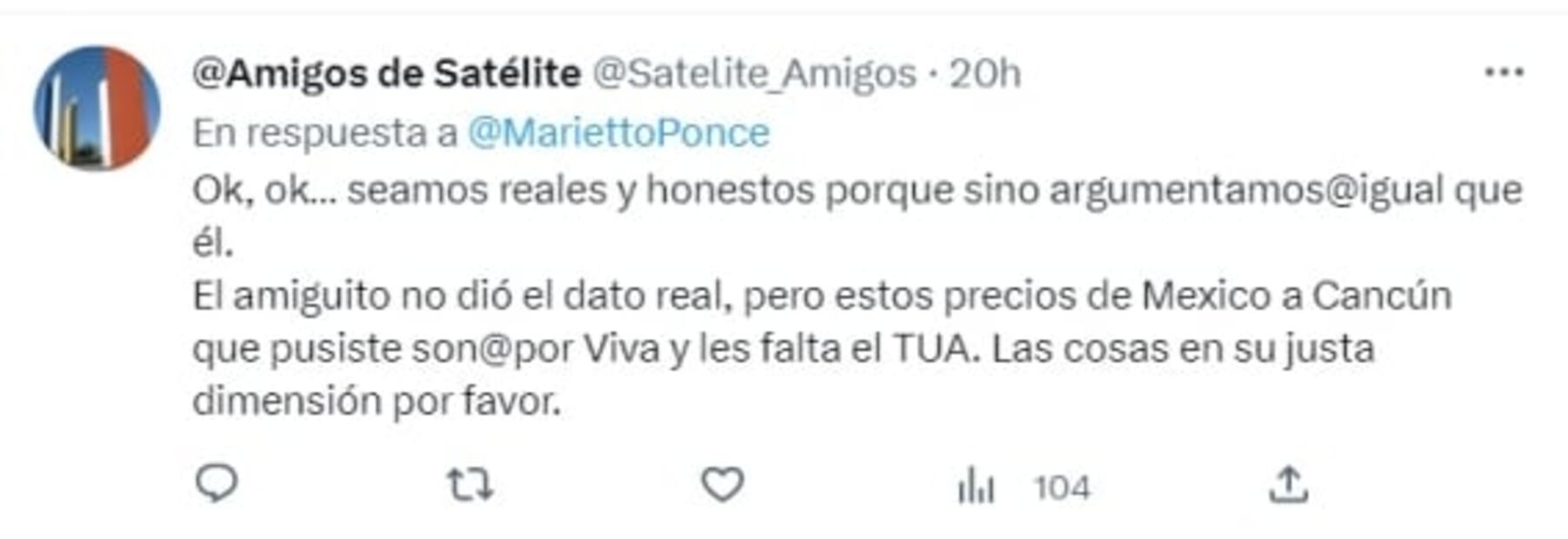 Desmienten a Luisito Comunica; boletos del AICM a Cancún no cuestan más de 13 mil pesos