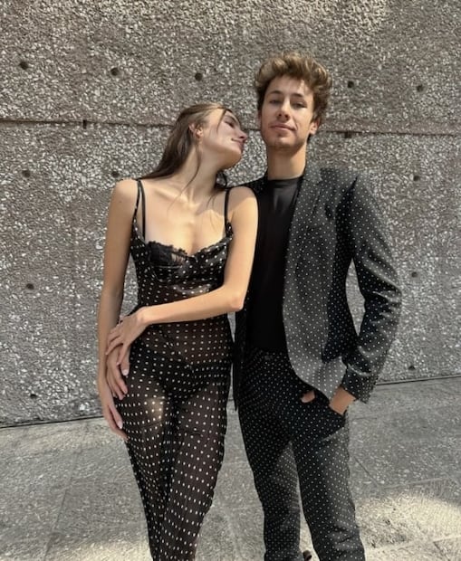El vestido transparente de Macarena Achaga, novia de Juanpa Zurita