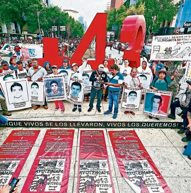 El próximo 26 de septiembre se cumplen nueve años de la desaparición de los estudian-tes en Iguala, Guerrero. Foto: Archivo / EL UNIVERSAL
