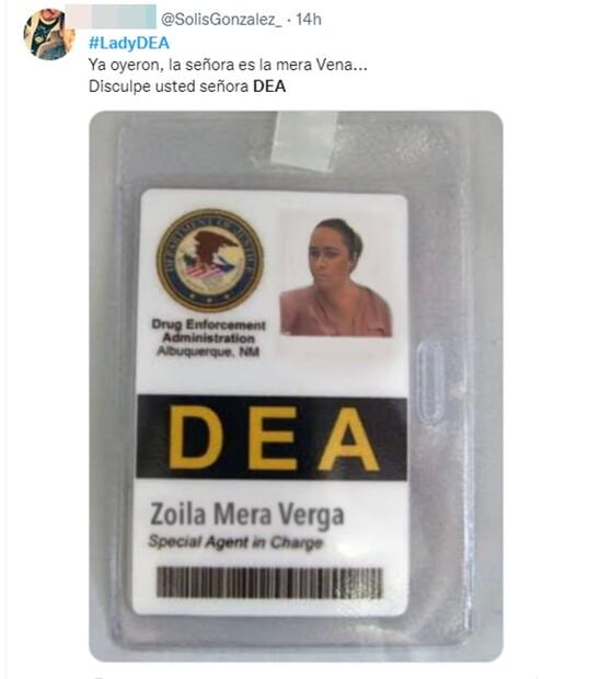 Los mejores memes que dejó #LadyDEA