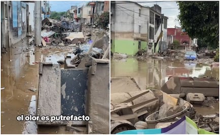 Poza Rica: usuaria describe condiciones tras inundaciones y video se viraliza en redes; “el olor es putrefacto"