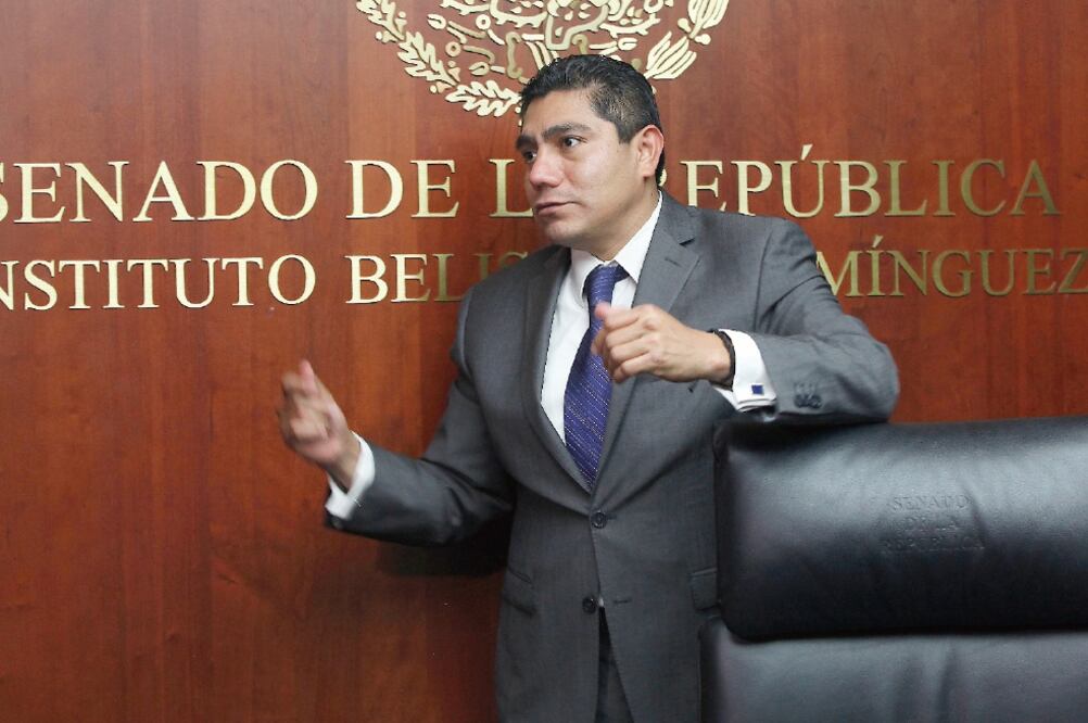 El candidato albiazul a la gubernatura del estado dijo que no es su voz la de los videos donde lo acusan de corrupción (ARCHIVO EL UNIVERSAL)