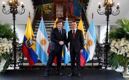 Milei visita Ecuador; prensa queda fuera de la cobertura oficial