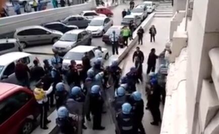 Trabajadores del INBA recopilan videos sobre gresca con granaderos