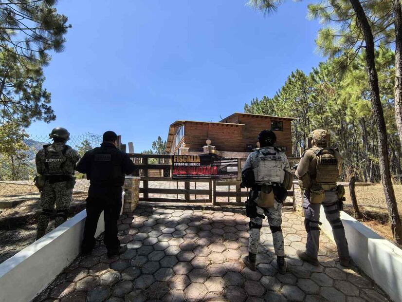 "Operación Bastión" se lleva a cabo en Edomex; buscan identificar sitios utilizados por integrantes de grupos delictivos. Foto: Especial 
