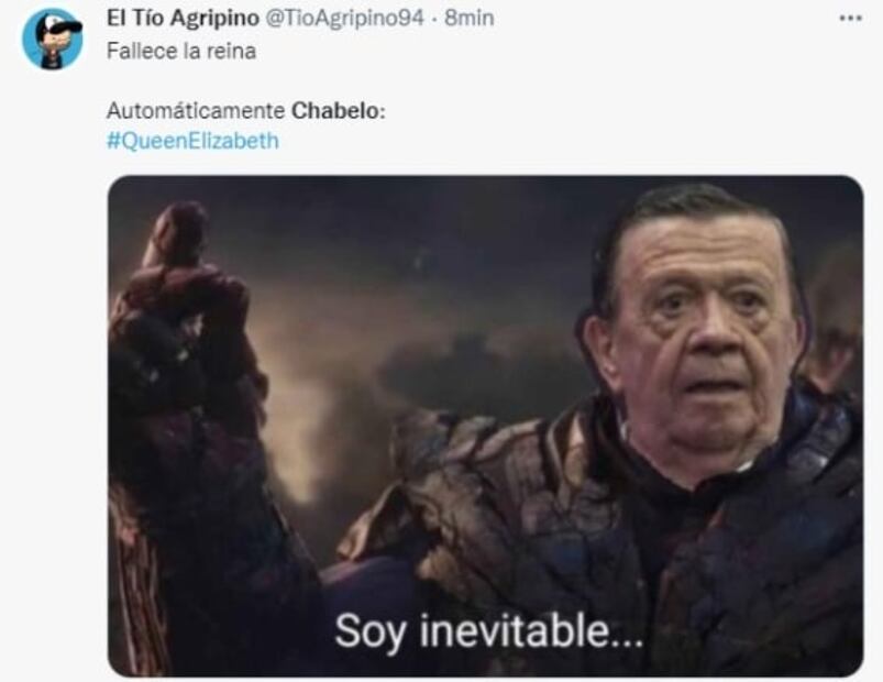 Chabelo se vuelve tendencia tras el fallecimiento de la reina Isabel II
