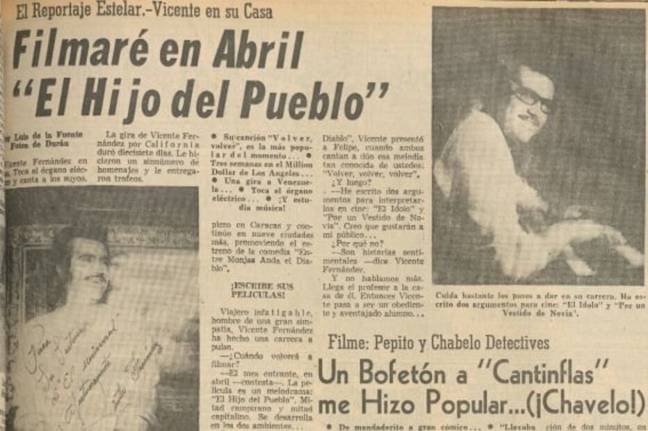 El día que Chente y Chabelo "se juntaron" en EL UNIVERSAL