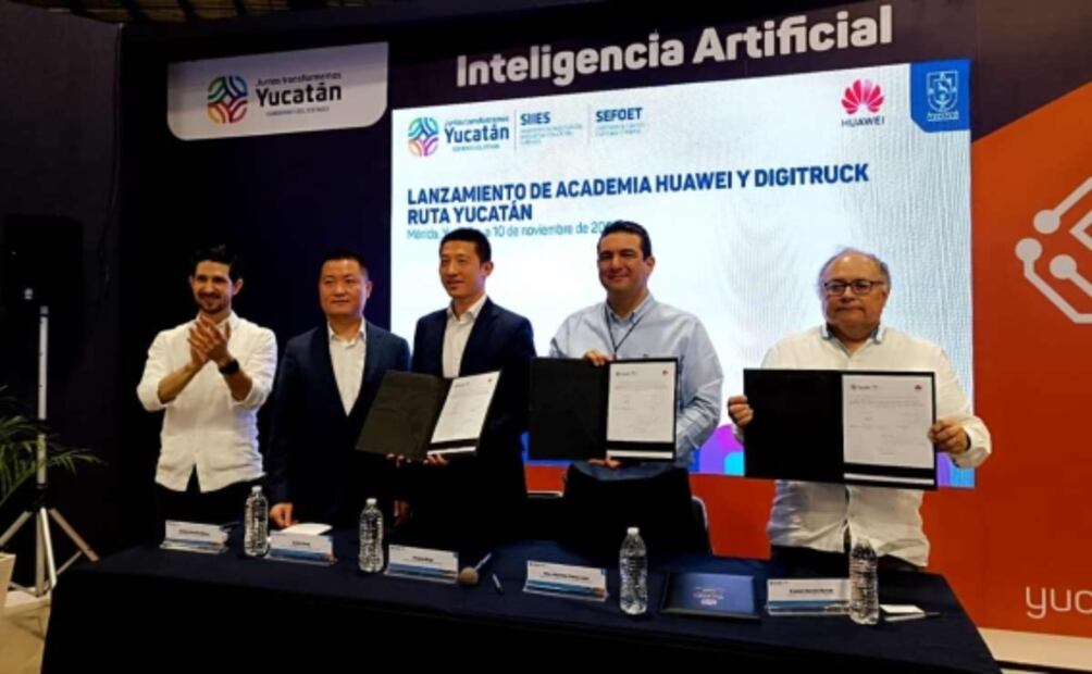 Huawei da inicio al programa Digitruck en Yucatán 