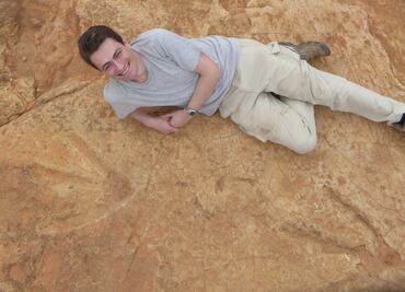 Enormes huellas delatan a un dinosaurio "mega-carnívoro" en Sudáfrica