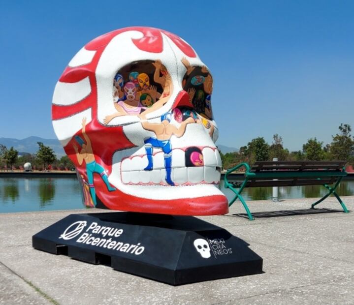 Lánzate a Mexicráneos, la expo que invade el Parque Bicentenario