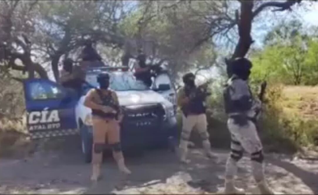 En la grabación, el grupo criminal desafía al Cártel Jalisco Nueva Generación. Foto: Especial