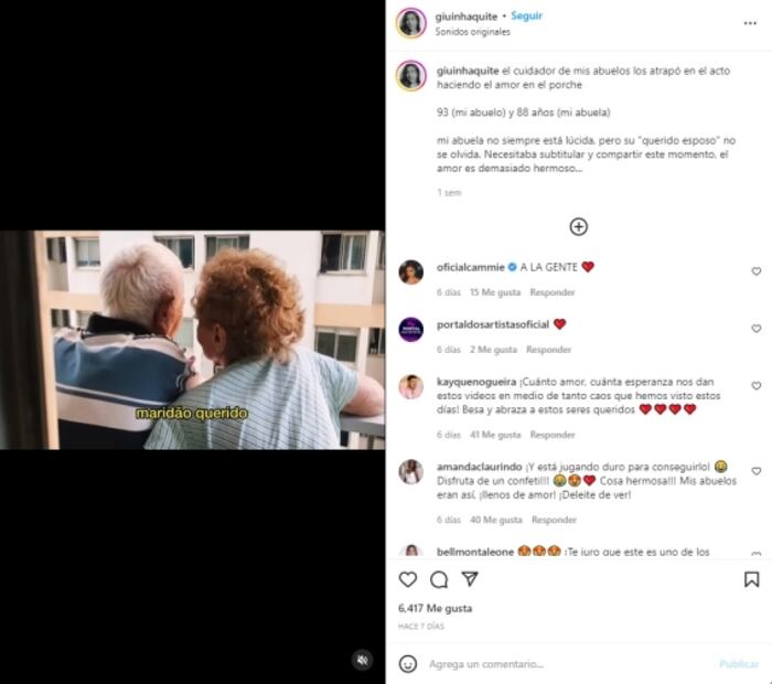 "El amor por ti nunca se ha acabado": Abuelitos con Alzhéimer se reconocen