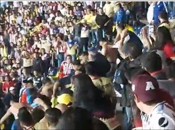 Violencia en el Clásico entre América y Chivas