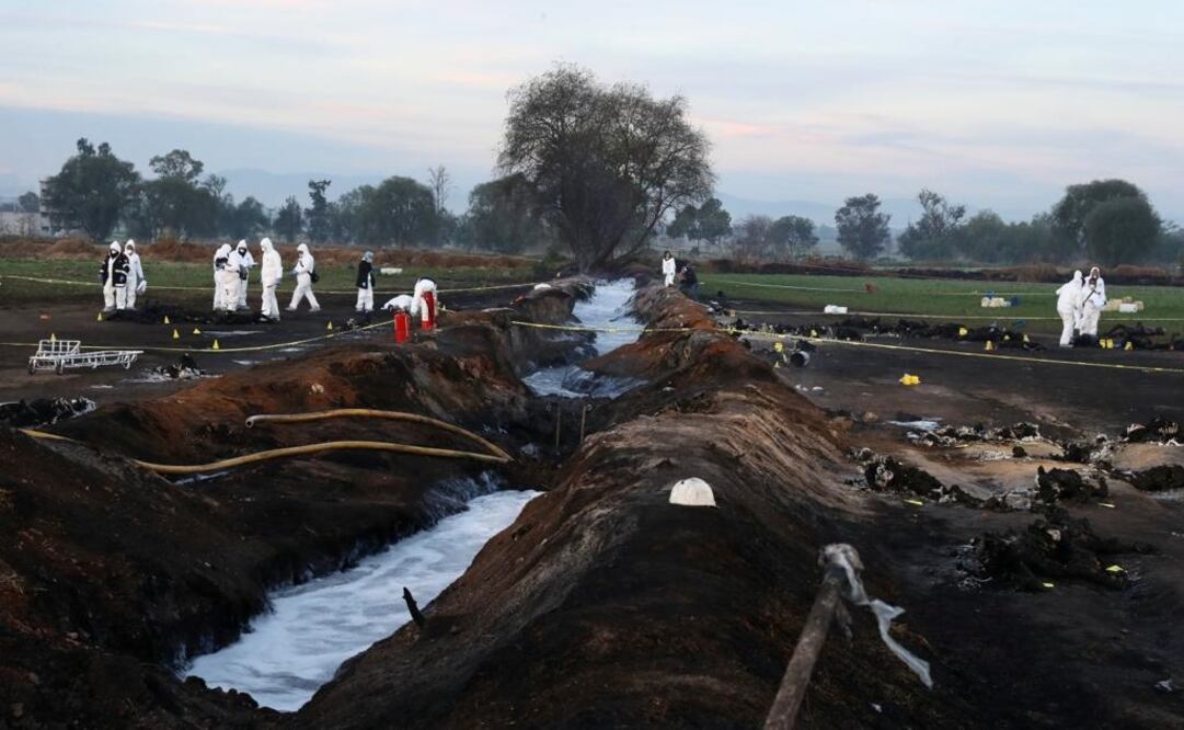 Explosión en Hidalgo. Foto: Valente Rosas/EL UNIVERSAL 