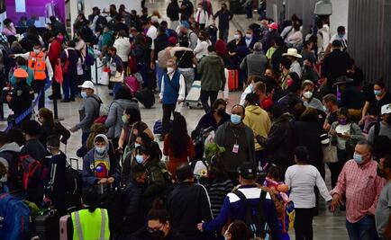 Viacrucis viajero. Miles de usuarios sufren cancelaciones y hasta falta de pilotos en aeropuertos de México por la ola ómicron