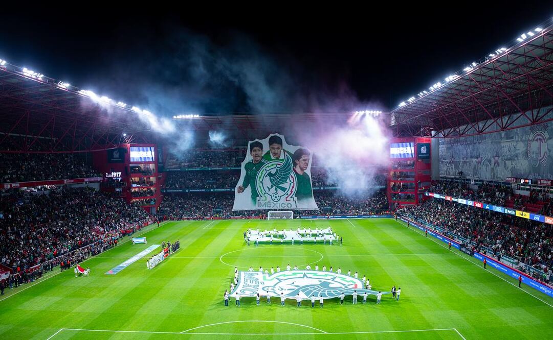 Historial de México jugando en el estadio Nemesio Diez / Foto: Imago7
