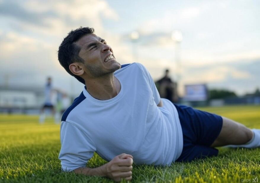 ¿Qué es una rotura de ligamento como la que sufrió Carlos Salcedo?. Foto: Creada con IA