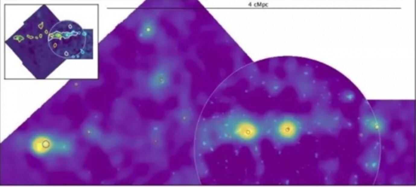 Captan primeras imágenes del lugar donde nacen las galaxias: la red cósmica