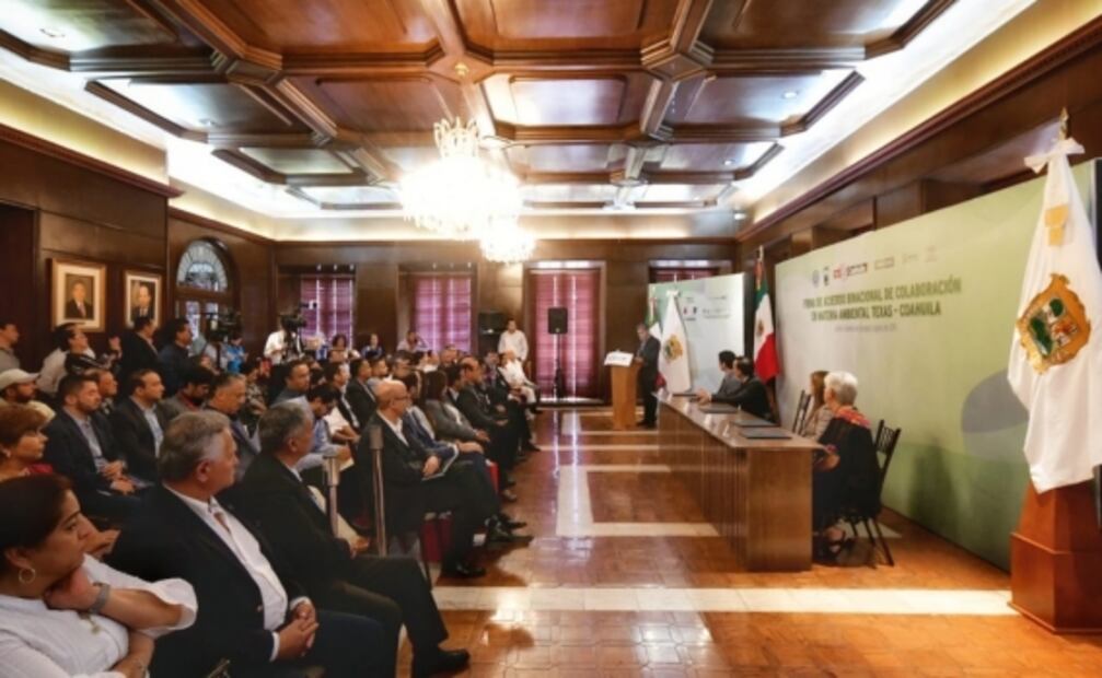 Coahuila y Texas coordinan esfuerzos para cuidado de ecosistemas en la frontera