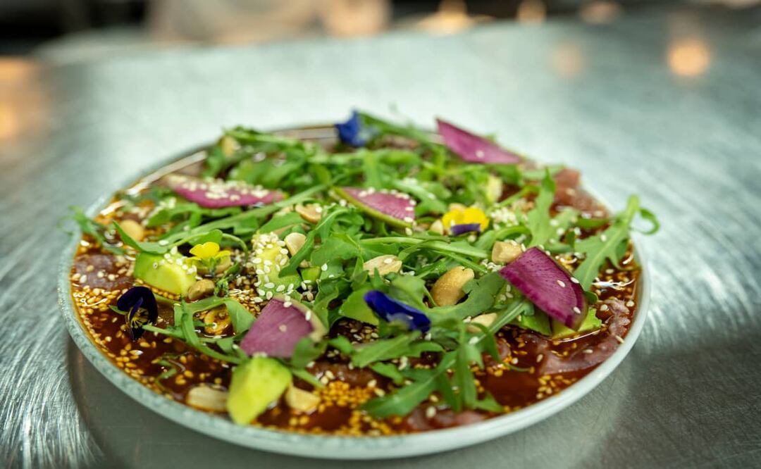 Tiradito de atún. Foto: Cortesía.