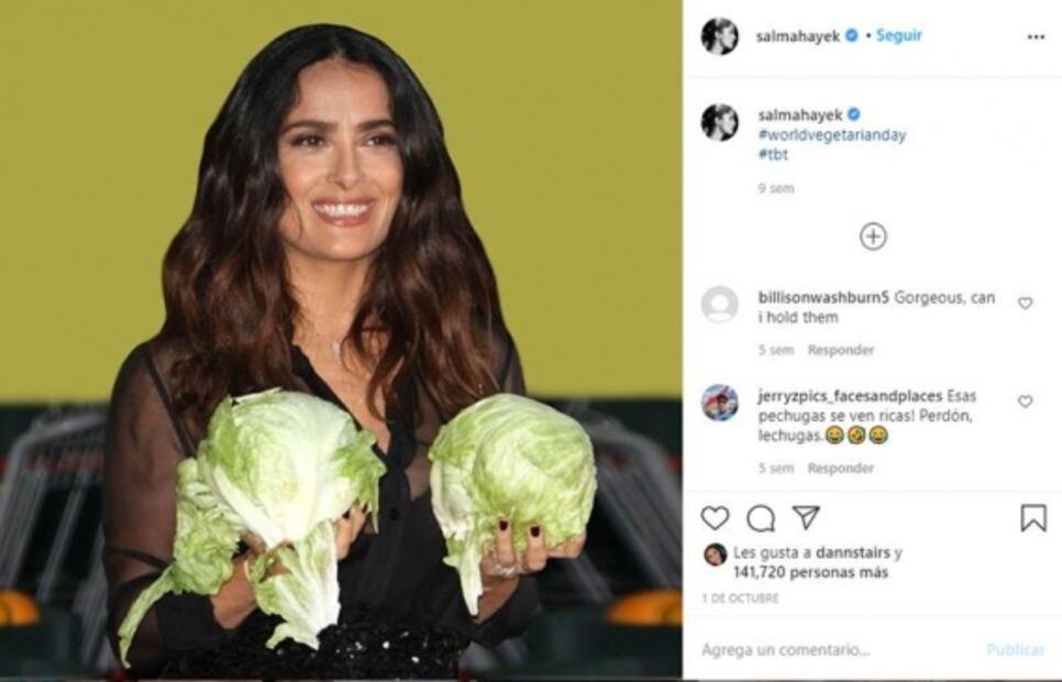 Haz como Salma Hayek y bebe jugo