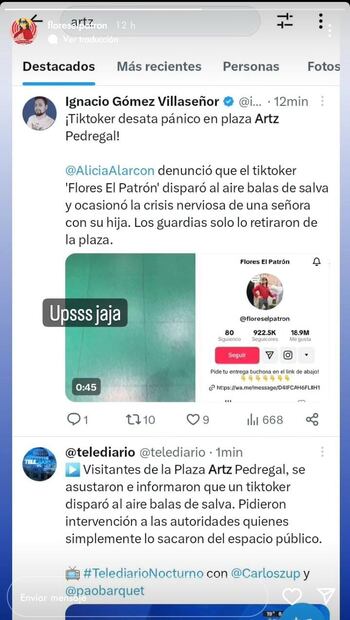 Foto: Instagram @floreselpatron