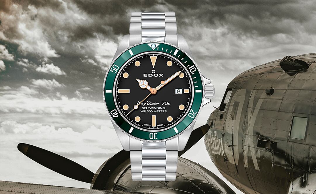 Para celebrar los 135 años de operaciones de Edox, se lanza una nueva versión de la colección SkyDiver.
