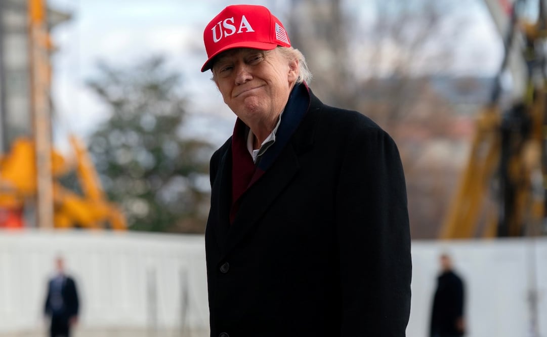 El presidente Donald Trump llega a la Casa Blanca el sábado 22 de noviembre de 2025 en Washington. Foto: AP