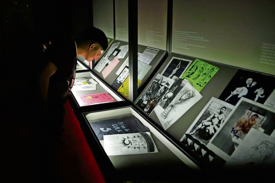 Archivo de la revista Pelos de cola, que forma parte del archivo Rocío Boliver “La Congelada de Uva”. Foto: Gabriel Pano / El Universal