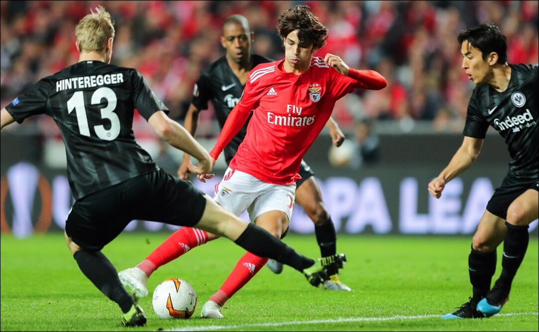 Joao Félix en el duelo del Benfica 4-2 Eintracht Frankfurt. Foto: EFE