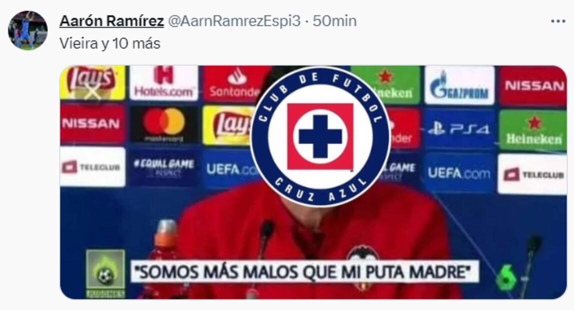Los mejores memes de la derrota de Cruz Azul