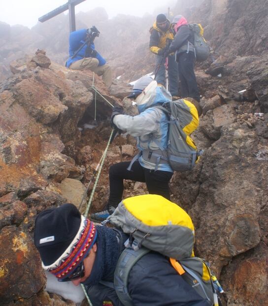 Los ocho alpinistas rescatados en el Iztaccíhuatl en 1963