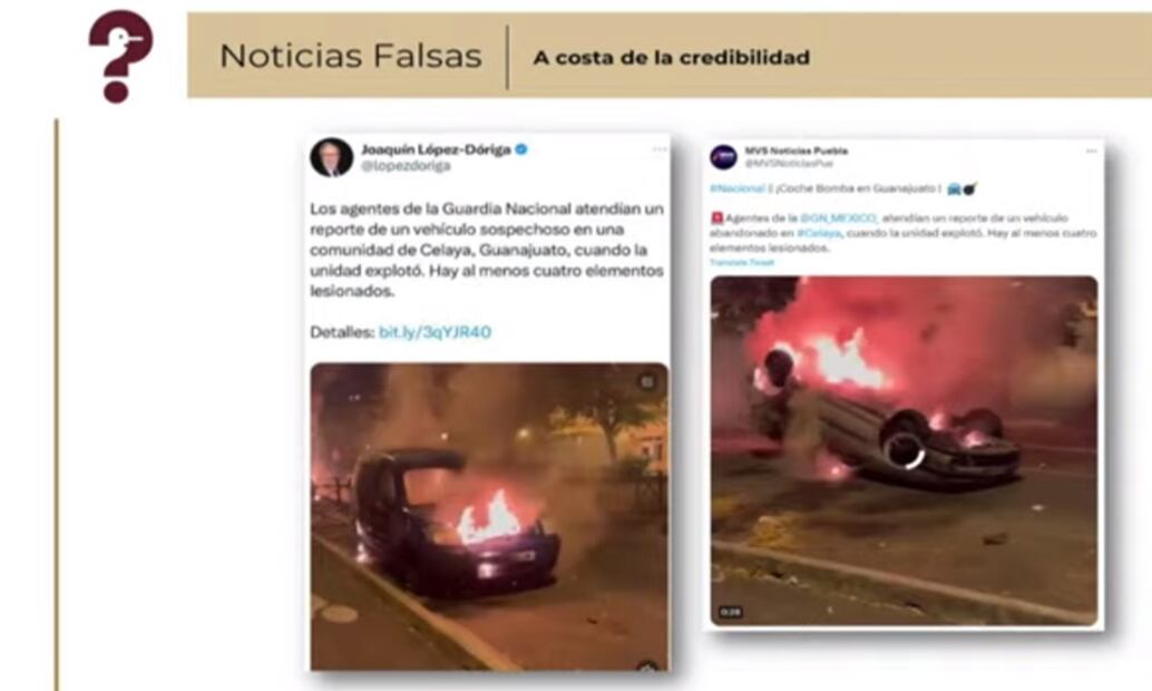 Elizabeth García Vilchis exhibió al periodista Joaquín López-Dóriga como ejemplo de “cómo se diseminan las noticias falsas”.