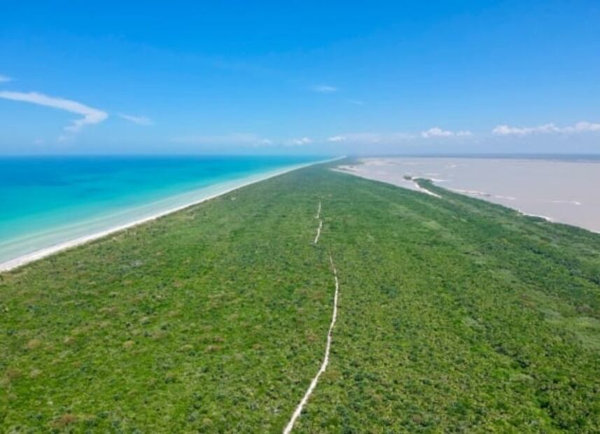 El Cuyo, la playa escondida de Yucatán con un mar de color turquesa